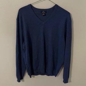 Brooks Brothers “346” Merino Wool V-Neck Sweater